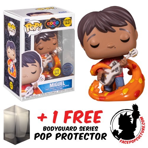 FIGURA DE VINILO FUNKO POP DISNEY COCO MIGUEL CON BRILLO DE GUITARRA #1237 EXCLUSIVA - Imagen 1 de 2