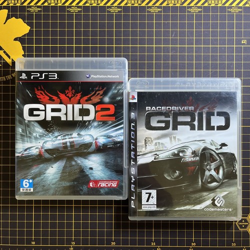 Lot 2 Race Driver: GRID GRID 3 Playstation 3 PS3 W/Manual Complete CIB Asia EN