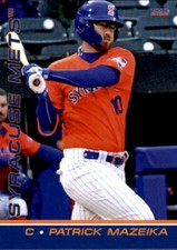 2022 Syracuse Mets Choice #13 Patrick Mazeika Springfield Massachusetts MA Card
