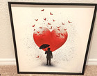 Nick Walker Amour Plated Signed Print on Wood #25/40 Framed Edition