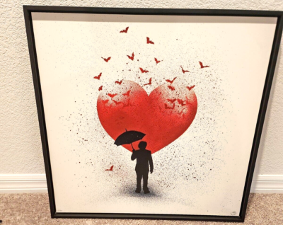 Nick Walker - Amour Plated Signed Print on Wood #25/40 (Framed