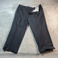 Brooks Brothers Madison Dress Pants Men's 40 Long Gray Pleated Cuffed Wool