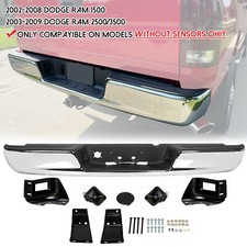 For 2002-2008 Dodge Ram 1500 03-09 2500 3500 Chrome Rear Step Bumper Assembly