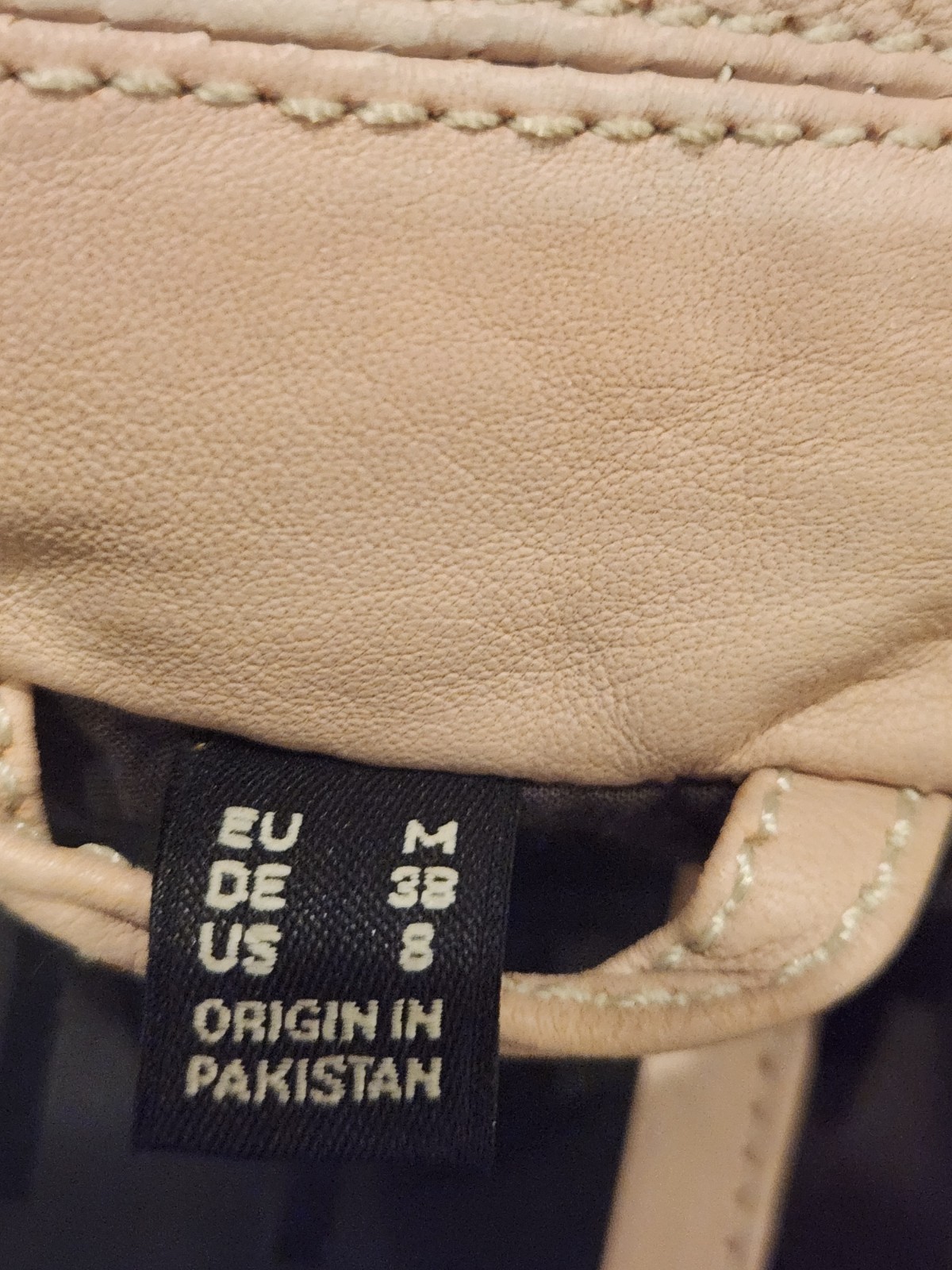 Mauritius Sofia Jacket 100% Lamb Leather Pale Pin… - image 16