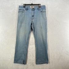 Vintage Big Mac Jeans Mens 38x30 Light Wash Blue Straight Leg Workwear Denim