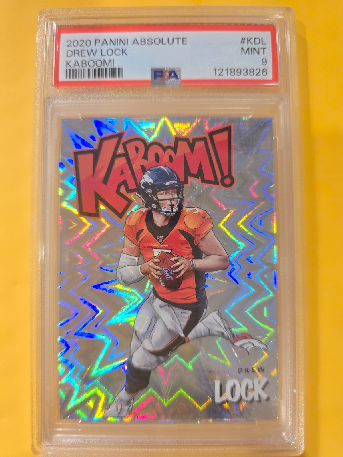 2020 Panini Absolute - Kaboom! Drew Lock #K-DL