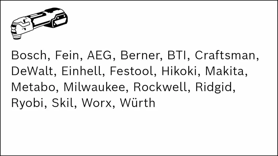 Bosch Professional 5 tlg. Starlock Carbide Tauchsägeblatt/Segmentsägeblatt Set - Bild 3 von 4