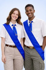 Adult Twill Patch Sash Closed at the Bottom