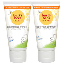 Burt'S Bees Baby Diaper Rash Ointment, Maximum Strength, 40 Zinc Oxide, 100 Na