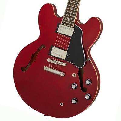 Epiphone Inspired by Gibson ES-335 Cherry (CH) with gig bag