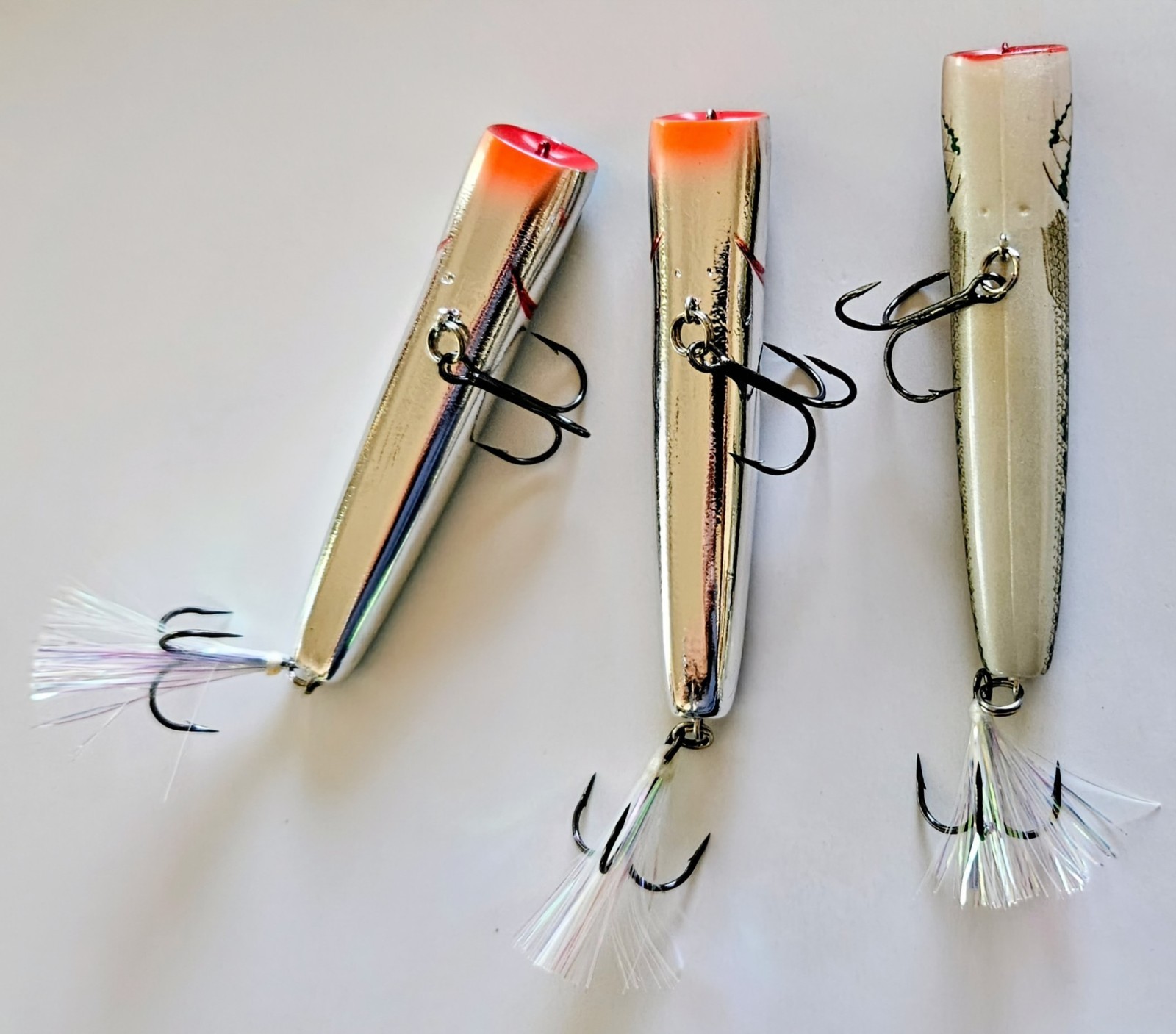 3 Storm Rattlin Chug Bug Topwater Poppers 3/8 oz 3.25" 3 Colors In Set New  - Image 15