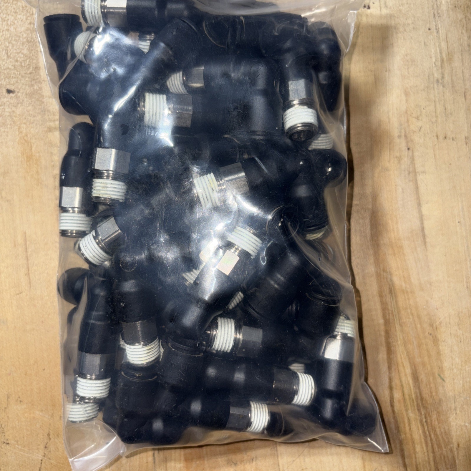 50 NEW Parker Legris 10mm x 1/4” Push-to-Connect Elbow Fittings Pneumatic