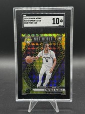 2024-25 Panini Mosaic Stephon Castle NBA Debut Gold Mosaic Prizm /10