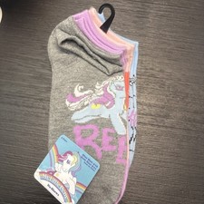 Socks My Little Pony -5 Pair- of Girls Socks Shoe Size 4-10 Sock Size 9-11