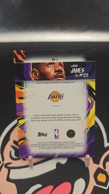 LeBron James 2025-26 Topps Chrome Ultra Violet UV-1 SSP Case Hit