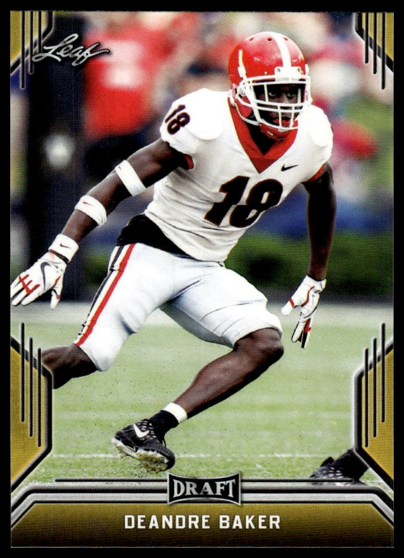 2019 Leaf Draft Deandre Baker #18 Gold