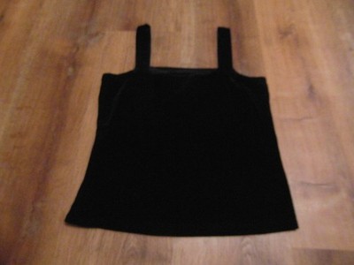 NWT Saint Tropez Wear Black Small Halter/Tank Top 1610G-60