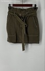 Free People Womens Green Flat Front Pockets Belted Casual Mini Skirt Size 0 — photo 1