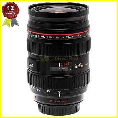 Canon EF 24-70mm f/2.8L USM Black - Full Frame Lens for EOS Cameras