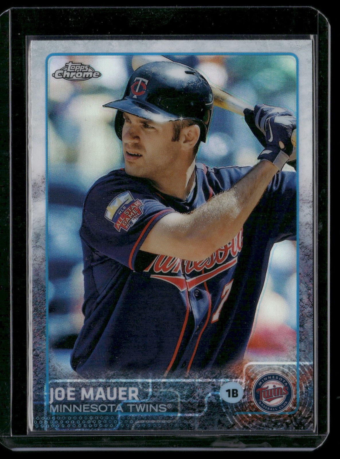2015 Joe Mauer Topps Chrome #4 Refractor