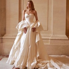 Elegant A-Line Wedding Dresses Sweetheart Shawl Princess 2 Pieces Bridal Gowns