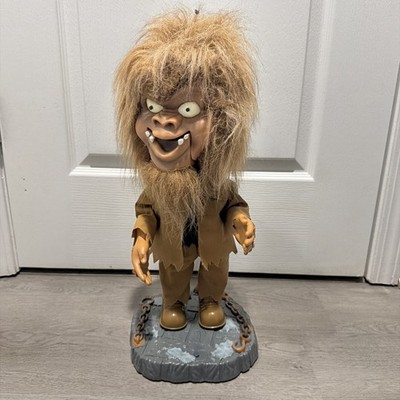 VTG Gemmy Halloween Big Head Dancing Werewolf Sings 