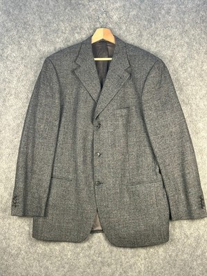 Roy Robson Orlando Herren Vintage Blazer Sakko 54 / 44R Grau Tailored Workwear