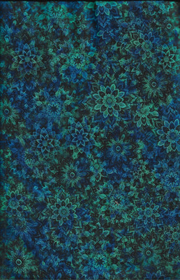 100% cotton floral fabric ''Dancin' Dahlias'' by MDG Fabrics