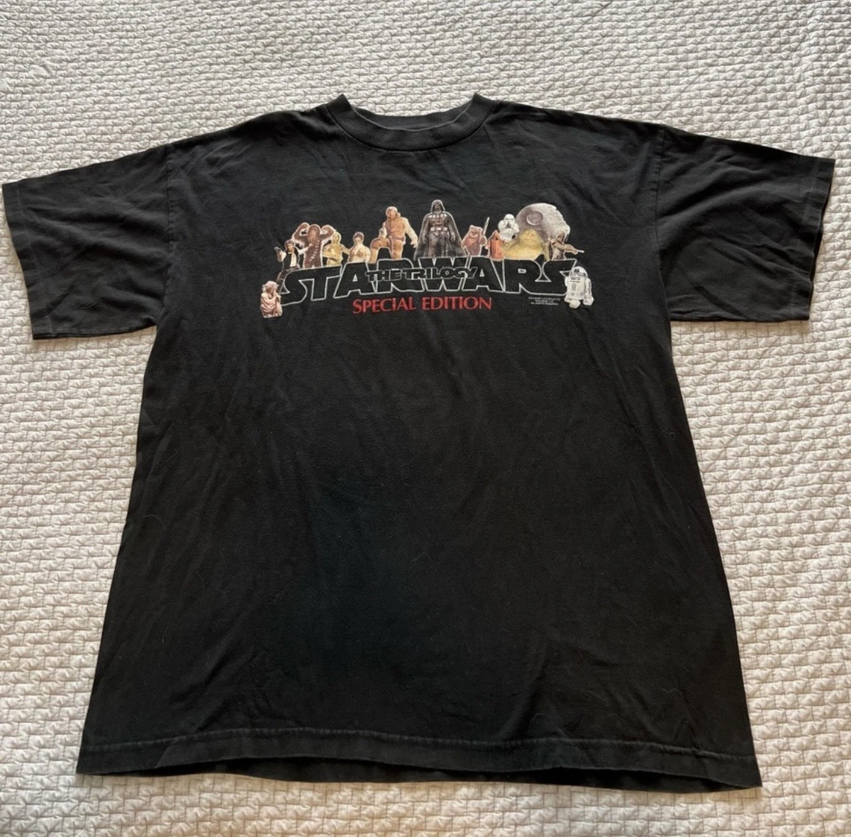 T-Shirt Star Wars Occasion - Noir, Taille 3XL - 100% Coton - Très Bon État (Graphique Divers)