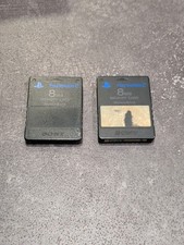 Lot of 2 Sony Playstation 2 PS2 OEM MagicGate 8MB Memory Card SCPH-10020