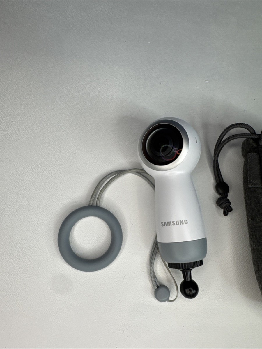 SAMSUNG GEAR 360 CAMERA SM-R210 WHITE W Carry Case | eBay