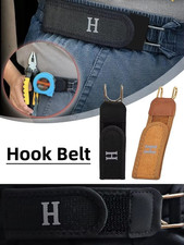 Tactical Metal Hook Elastic Belt Buckle-Less Invisible Waist Belt Closure US