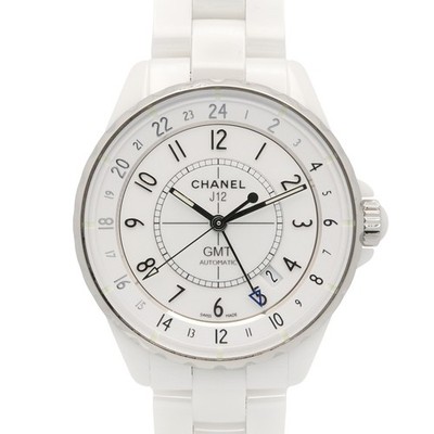 CHANEL J12 GMT Armbanduhr H3103 Automatikaufzug Keramik Gebraucht Herren Coco CC