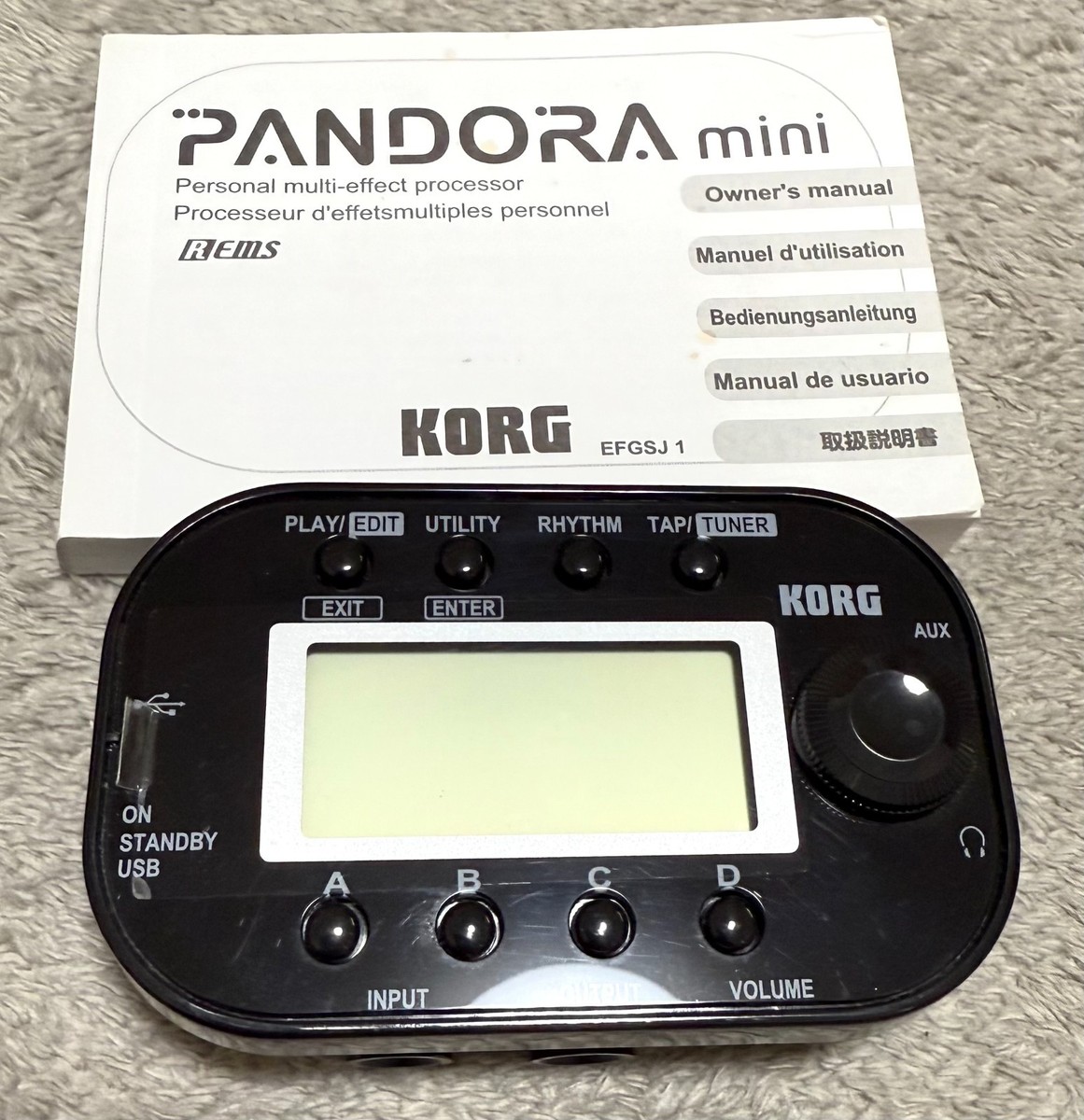 KORG PANDORA mini PX mini Multi Guitar Effect Processor from