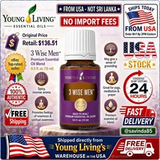 Young Living 3 Wise Men Essential Oil Blend 15 ml New Sealed bottle  US Seller  