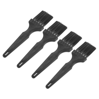 4pcs Antistatic ESD Brush Plastic Handle Nylon Cleaning Brushes 40x40mm Bristles