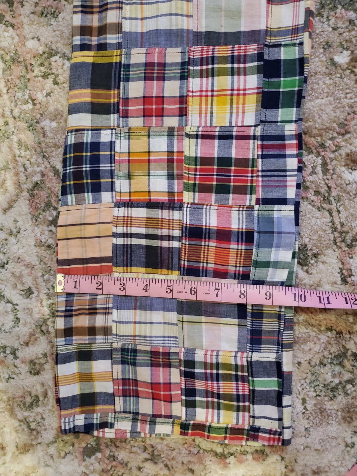 Women's Plaid Patchwork Y2K Pants Drawstring Wais… - image 10