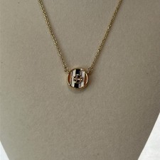 Tory burch gold tone enamel