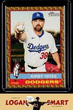 Kirby Yates 2025 Topps Heritage Color of the Year #649 /76 Dodgers