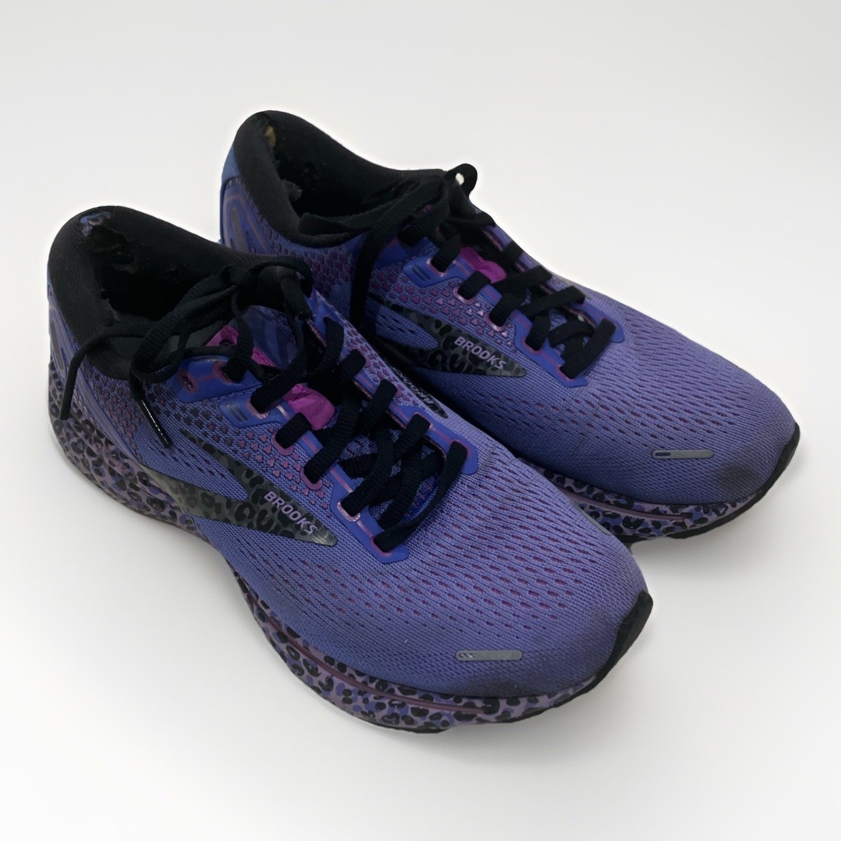 Size Brooks Ghost 14 Electric Cheetah Run Wild Black