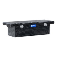 Uws 54 Truck Tool Box With Low Profile Heavy Packaging Gloss Black Aluminum