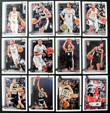 🏀 2025-26 Topps Basketball SAN ANTONIO SPURS 12 Card Team Set