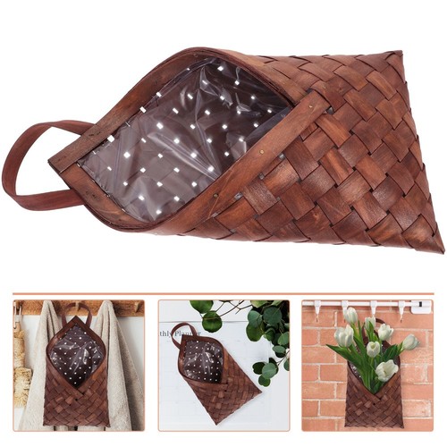 Hanging Wall Basket Door Back Storage Decorative Flower Small for Front Flowers - Picture 12 of 12