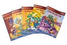 Lot Of 5 Leap Frog Leap Reader Early Reading Series Short Vowels Sight Words