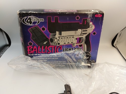 BOXED 4 Gamers Ballistic Light Gun & Pedal - SPC021 PS1 & PS2 PlayStation 2 - Picture 6 of 15