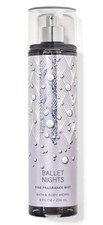 Bath Body Works Ballet Nights Fine Fragrance Mist Spray Splash 8 oz.