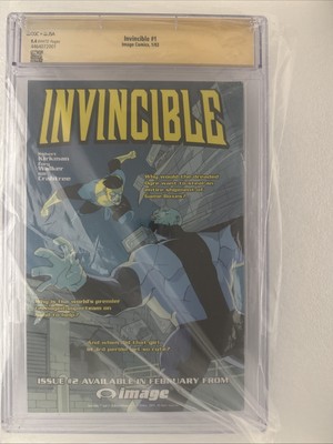 INVINCIBLE 1 - CGC SS 9.4 - 01/2003 - SIGNED BY ROBERT KIRKMAN | eBay