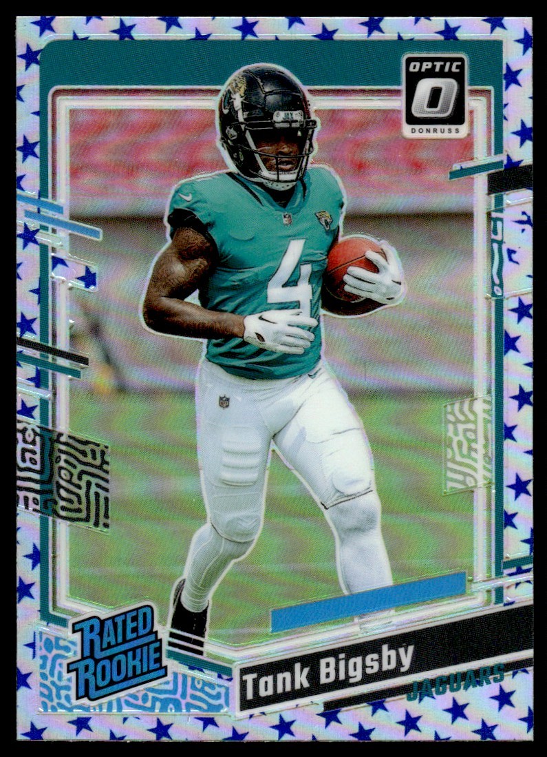 2023 Donruss Optic Blue Tank Bigsby Jacksonville Jaguars #252 Stars
