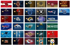 NFL Credit Debit Card Skin 2-pack