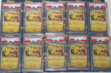 PSA10 Pikachu 020/M-P McDonald's Happy Set Promo 2025 Consecutive numbers 10 set